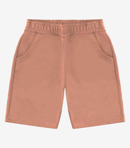 Bermuda Básica Masculina RoviKids Marrom
