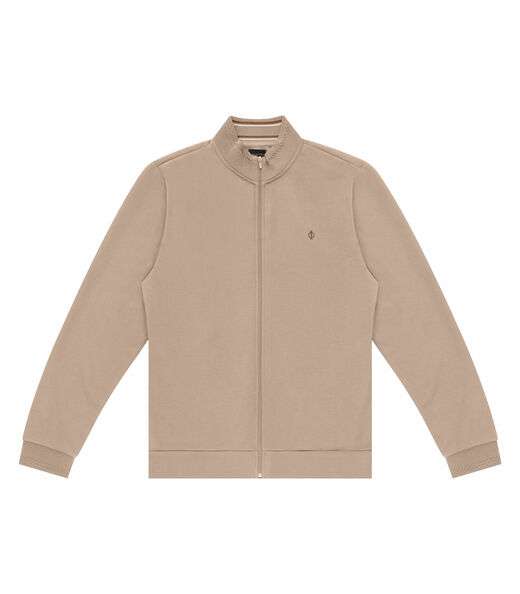 Jaqueta Masculina Em Moletom Diametro Marrom