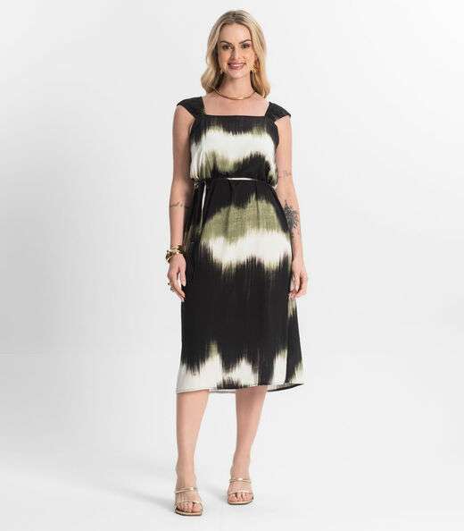 Image_Vestido Midi Viscose Select Verde