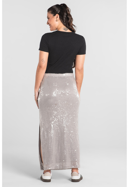 Blusa em Ribana Canelada Just Basic