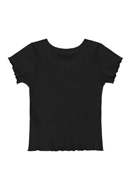 Blusa em Ribana Canelada Menina Quimby