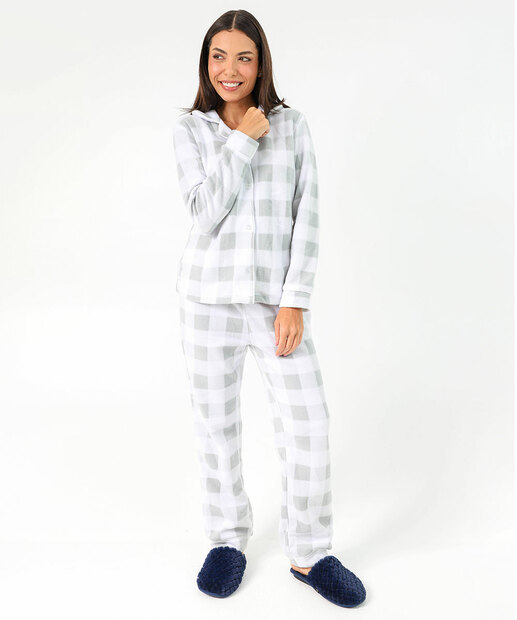 Image_Pijama Americano Feminino Xadrez Marisa