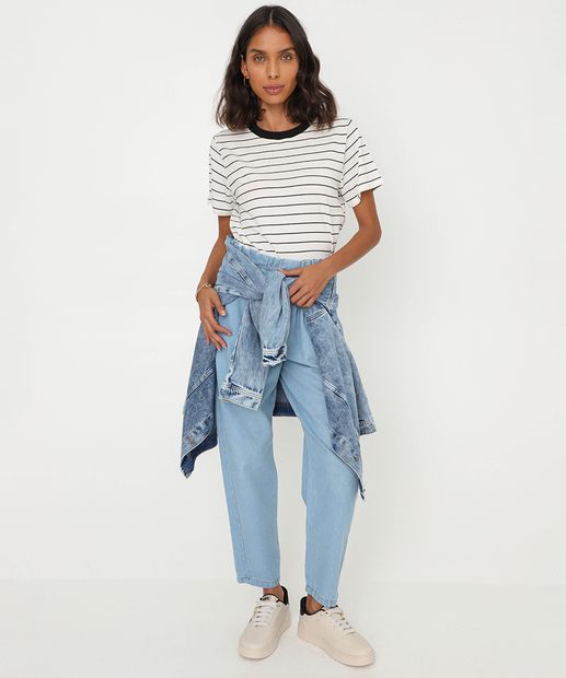 Image_Calça Jeans Feminina Clochard Bolsos Azul