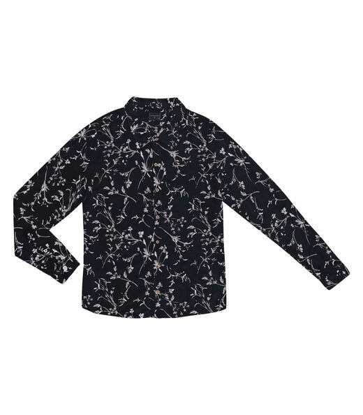 Camisa Manga Longa Masculina Diametro Preto