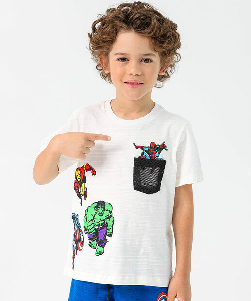 Image_Camiseta Infantil Vingadores Marvel Tam 4 a 10 Off White 