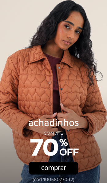 Achadinhos com até 70% OFF
