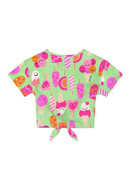 Blusa Infantil Feminino em Cotton Quimby
