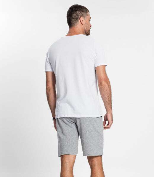 Bermuda Moletom Masculina Select Cinza