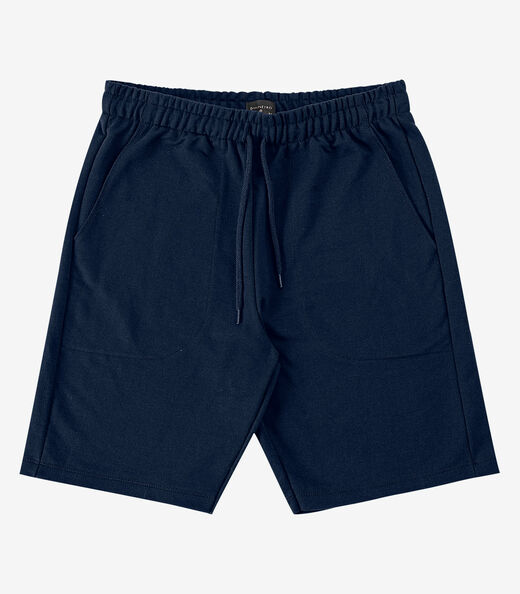 Bermuda de Moletom Masculina Diametro Azul