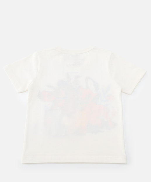 Conjunto Infantil Rei Leão Disney Tam 1 a 3 Off White