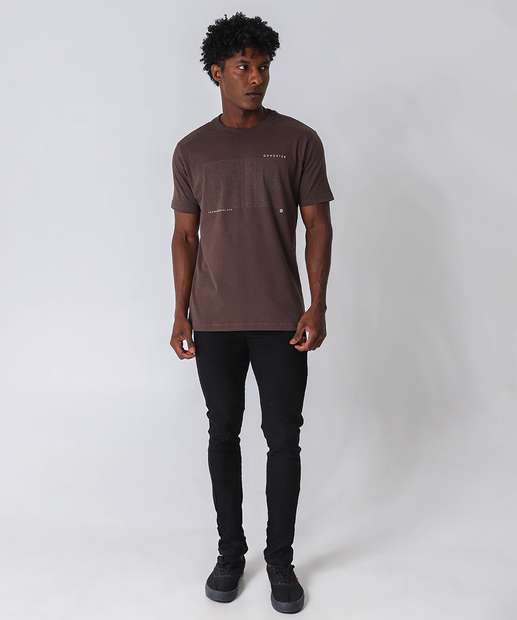 Image_Calça Masculina Jeans Skinny Bolsos Preto