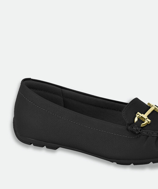 Mocassim Feminino Preto Modare