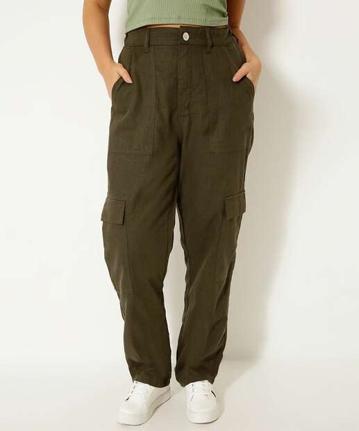 Calça Cargo Feminina Marisa