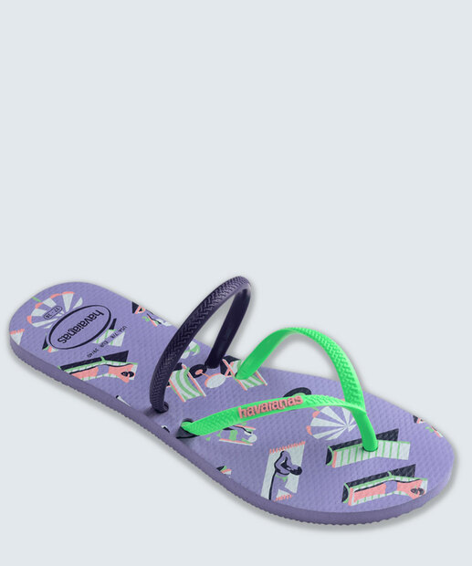 Chinelo Havaianas Feminino Flat Duo Vibes