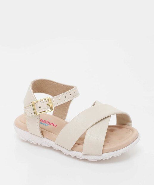 Image_Sandália Infantil Tiras Molekinha Off White