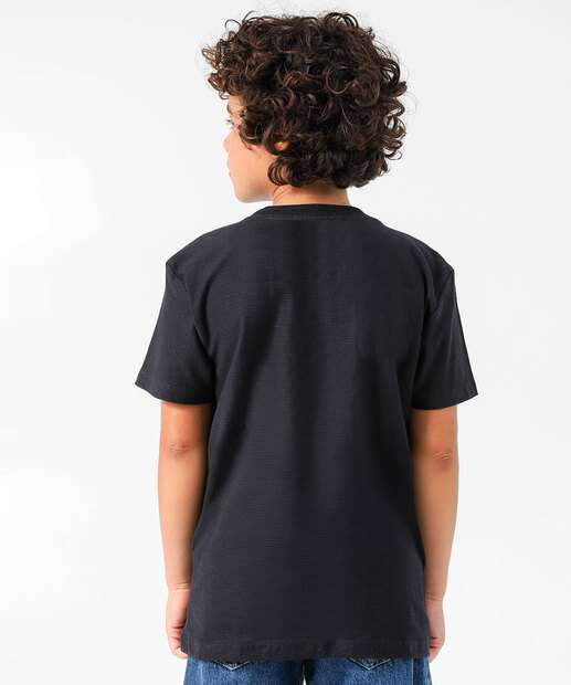 Camiseta Juvenil Rick e Morty Warner Bros Tam 10 a 16 Preto