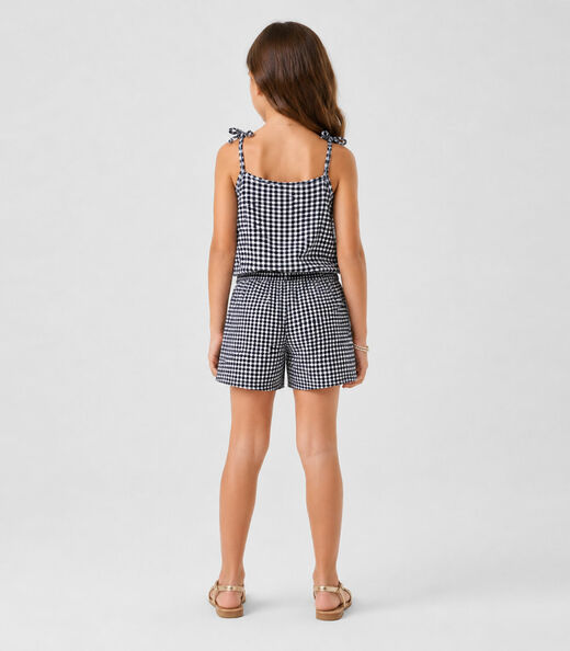 Conjunto Infantil Blusa de Alça e Short Select Azul