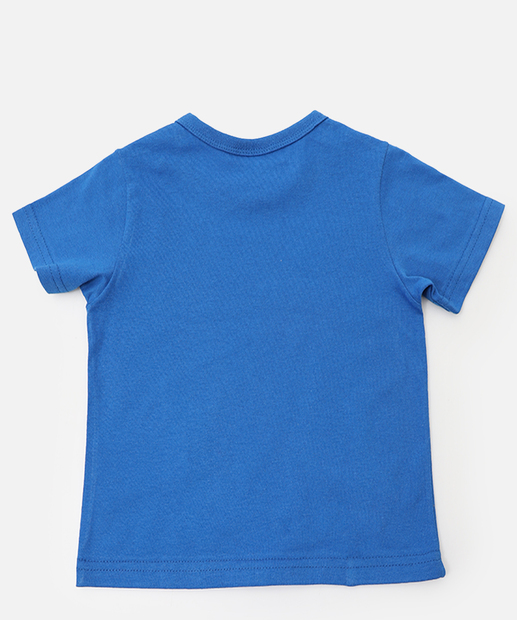 Camiseta Infantil Chase Patrulha Canina Tam 1 a 3 Azul