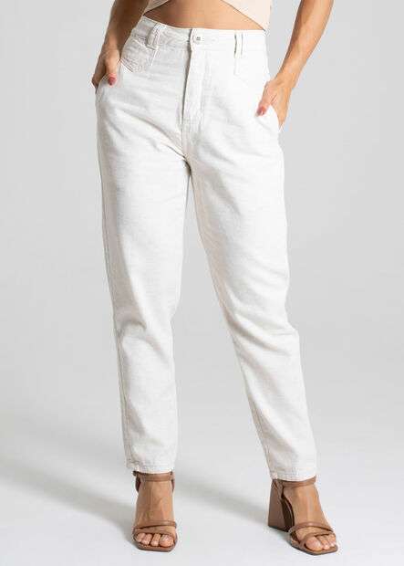 Calça Linho Sawary Mom - 276382