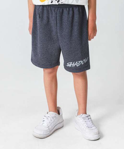 Conjunto Infantil Manga Curta Sonic Tam 4 a 10 Off White