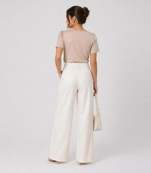 Blusa Feminina Em Malha Langui Infinita Cor Marrom