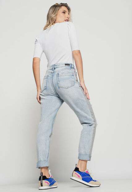 Blusa  Princesa Decote Redondo Canelada Branco