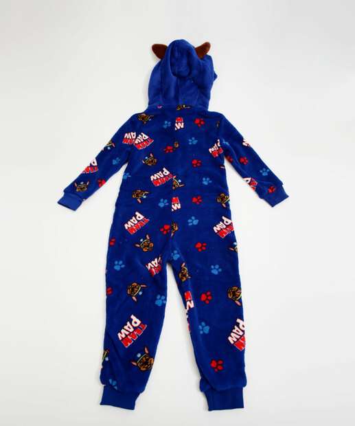 Macacão Pijama Infantil Fleece Patrulha Canina Nickelodeon Tam 1 a 6