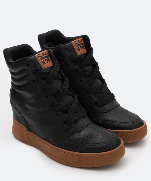 Tênis Feminino Cano Alto Ramarim Preto