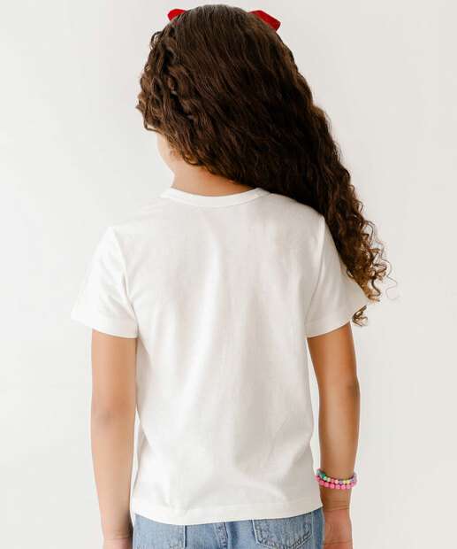 Blusa Infantil Estampa Cereja Marisa Tam 4 a 10