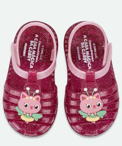 Sandália Infantil Gabby Glitter Dream Works