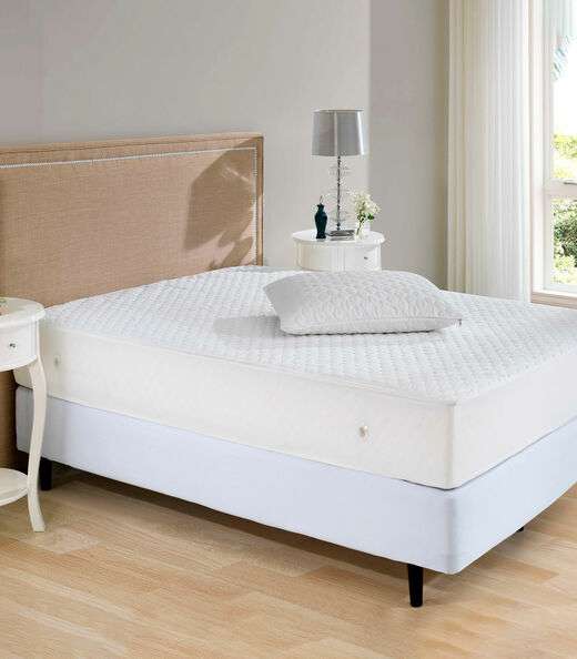 Image_Capa De Colchão Impermeável Solteiro Vivaldi Branco