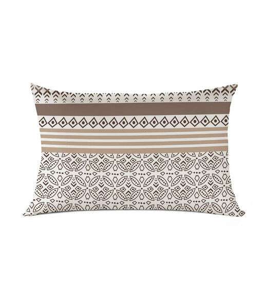 Jogo De Cama Classic Queen 4 Peças Teka Bege