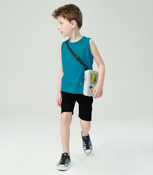 Bermuda Básica Infantil Masculina Rovitex Kids Preto