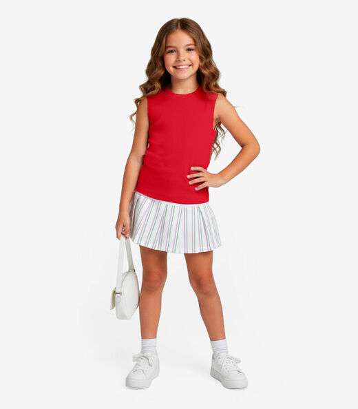 Image_Regata Básica Infantil Lisa Soletex Vermelho