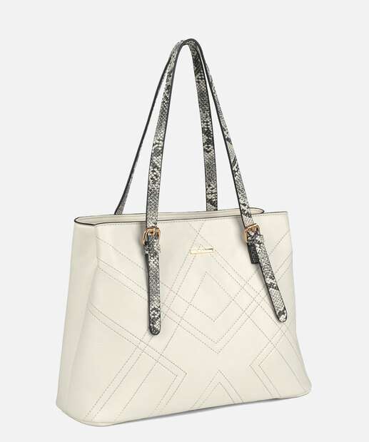 Bolsa Feminina de Ombro Estampada Gash 