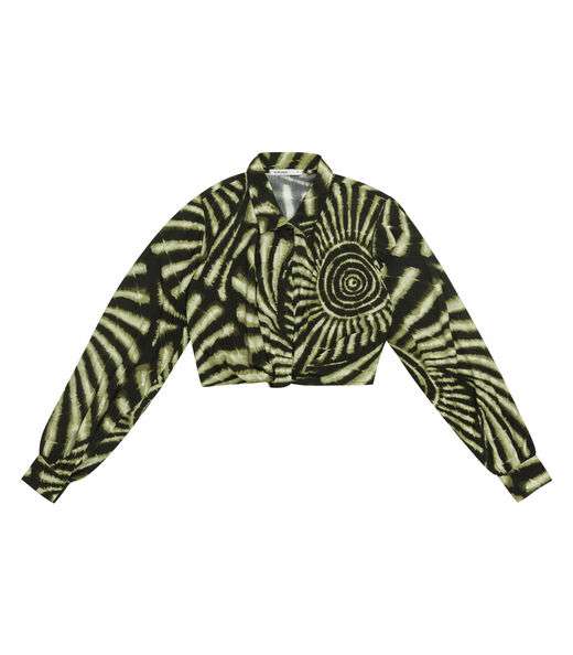 Camisa de Viscose Manga Longa Endless Verde