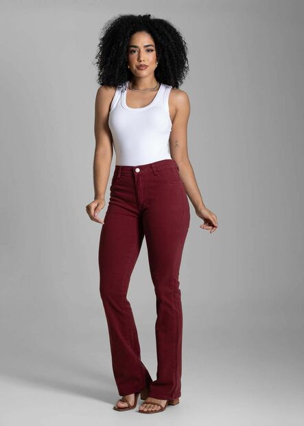 Calça Sarja Sawary Boot Cut - 283016