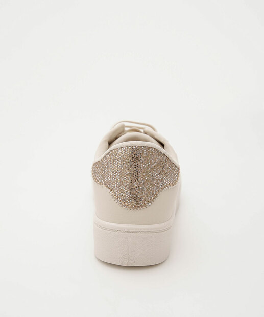 Tênis Infantil Casual Recorte Marisa Off White