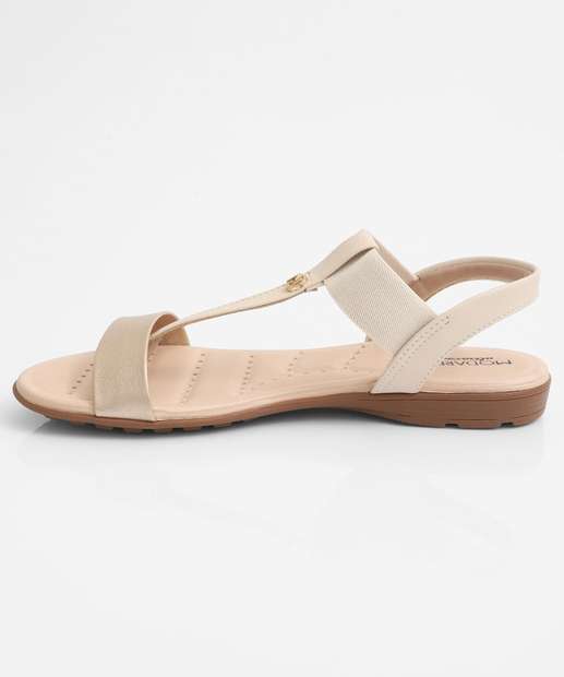 Sandália Feminina Rasteira Tiras Modare