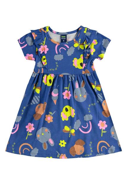 Vestido Bichinhos Infantil Bee Loop
