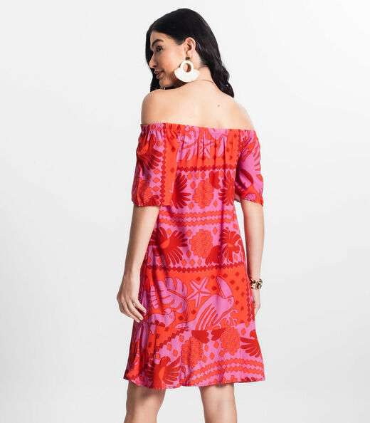 Vestido Ciganinha Infinita Cor Vermelho