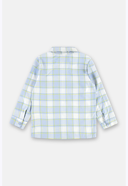 Camisa Infantil Para Menino Xadrez Up Baby