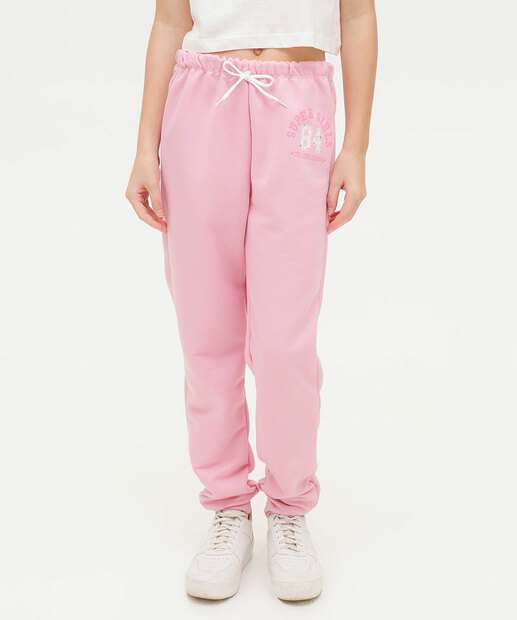 Calça Juvenil Jogger Moletom Marisa Tam 10 a 16