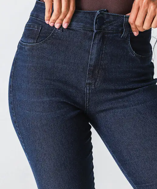 Calça Jeans Skinny Feminina Amaciada Biotipo Azul