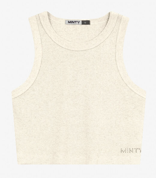 Image_Regata Juvenil Feminina em Ribana de Melange Minty Bege