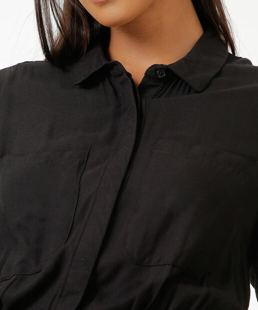 Macacão Feminino Jogger Bolsos Manga Curta Marisa