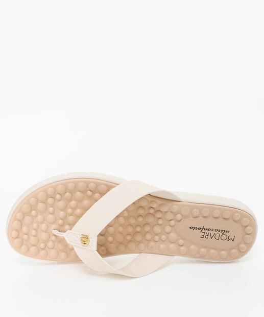 Rasteirinha Feminina Conforto Modare Off White