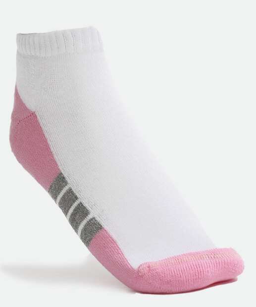 Kit 3 Pares Meias Cano Curto Feminina Esportiva Marisa 