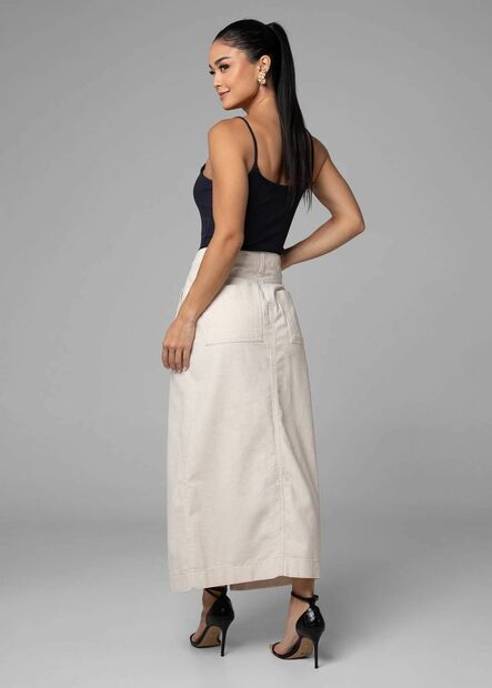 Saia Linho Sawary Midi - 282248