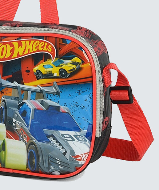 Lancheira Infantil Estampa Hot Wheels Luxcel 